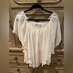 Cato White flowy top